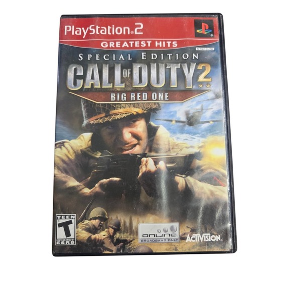 Other - Call of Duty 2 Big Red One PlayStation 2 Game PS2 Complete w/ Manual CIB Special